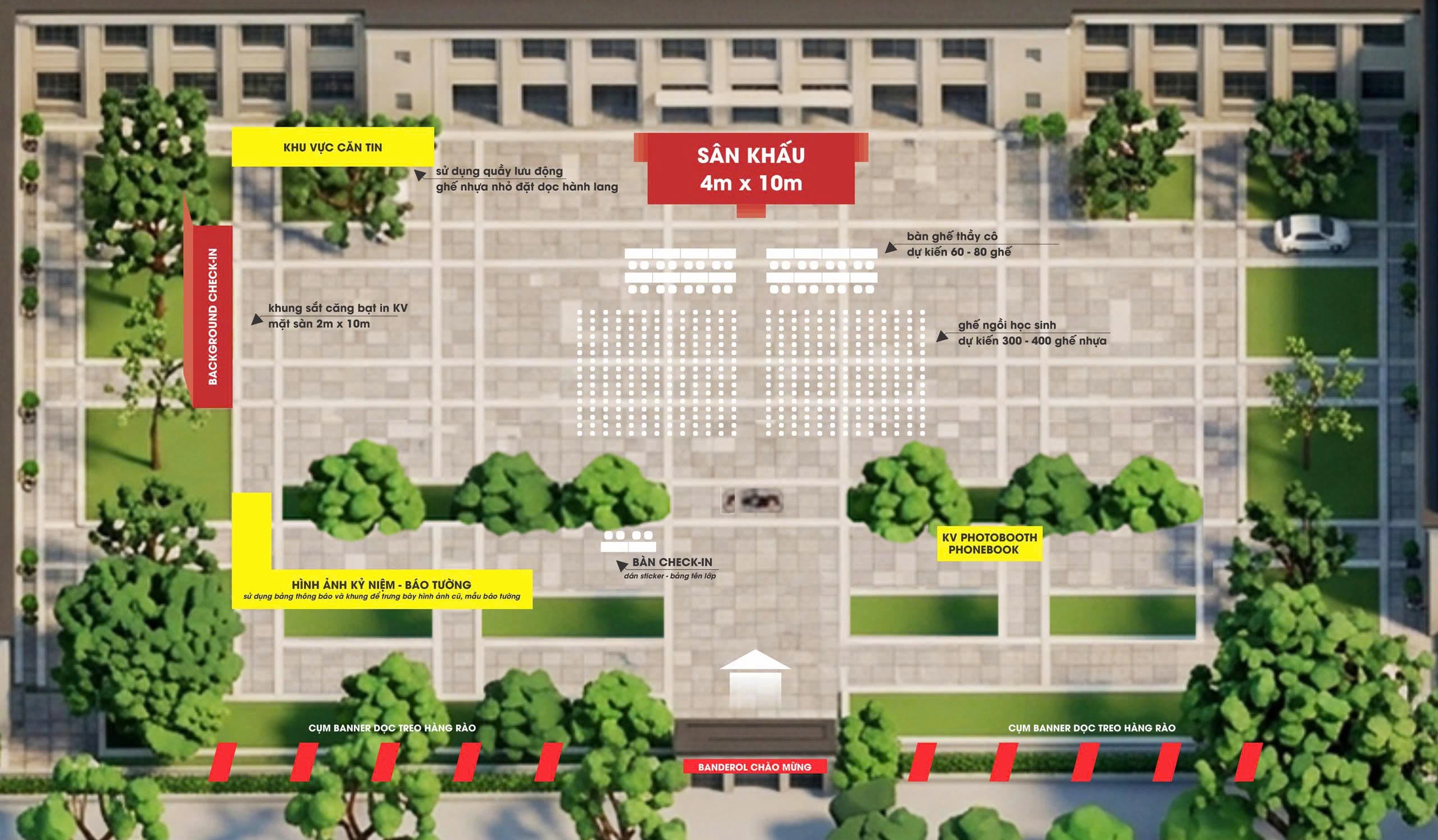 Trang trí hội khóa